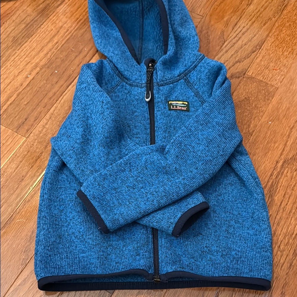 L.L. Bean Blue Fleece Sweatshirt Cozy Casual Wear